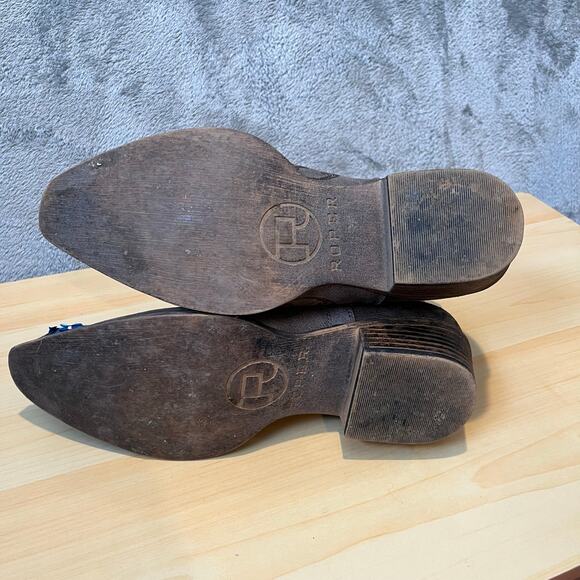 Roper Women’s Ava Laser Boots With Flowers Size 9.5 - Picture 5 of 9